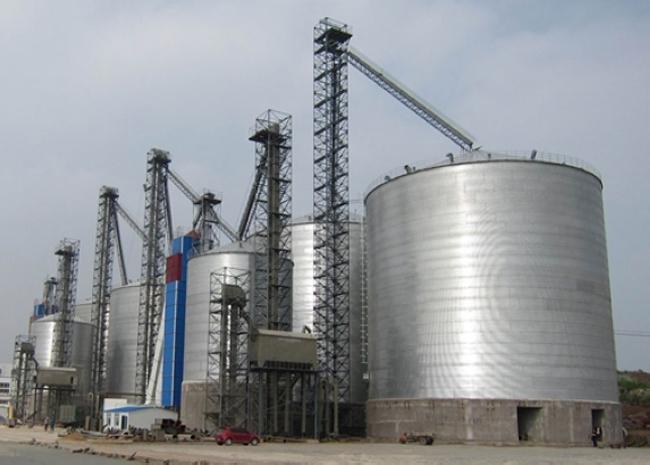 营口大型钢板库构造参数及水泥储存质量